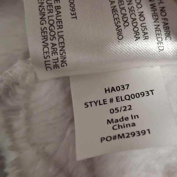 Eddie Bauer Womens Fleece Pullover M Snowflake Pattern Half-Zip Kangaroo Pocket - Picture 9 of 9